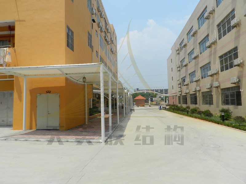 膜結(jié)構(gòu)遮陽連廊